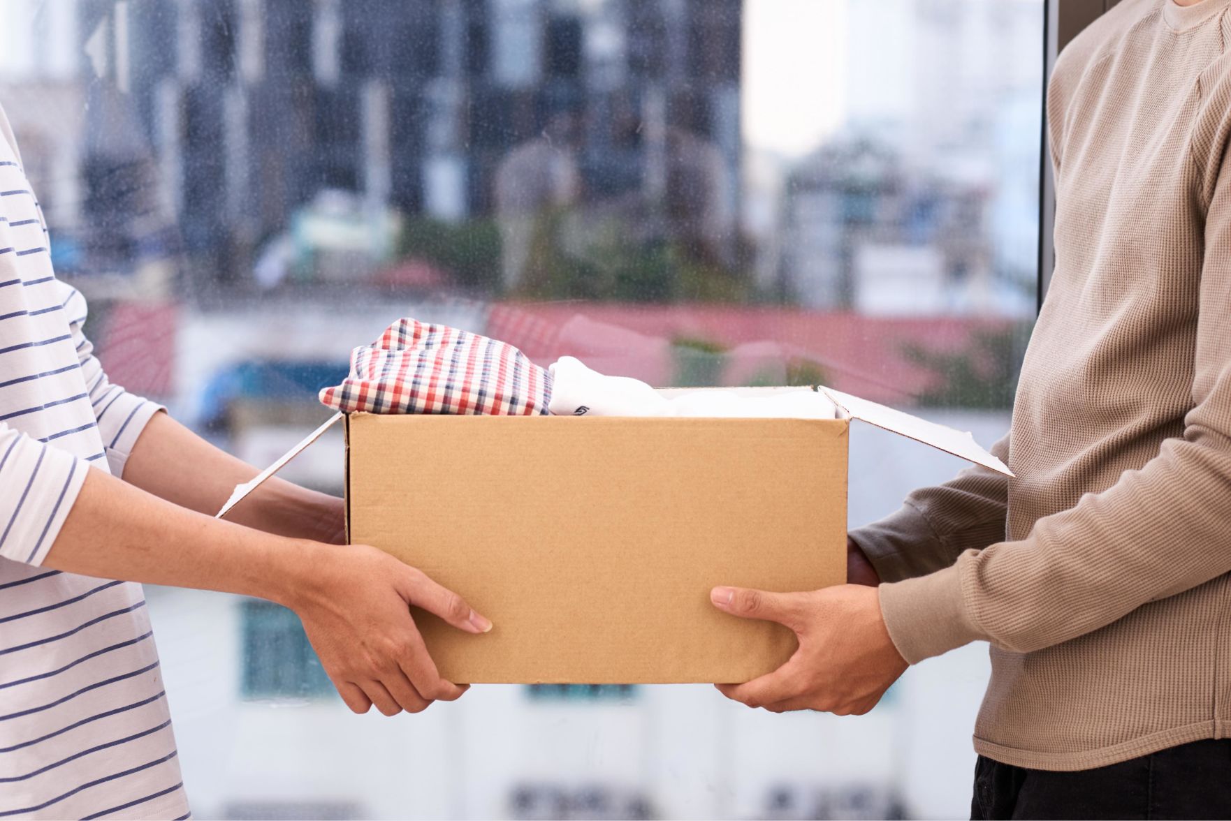 Be intentional about giving clothes away
